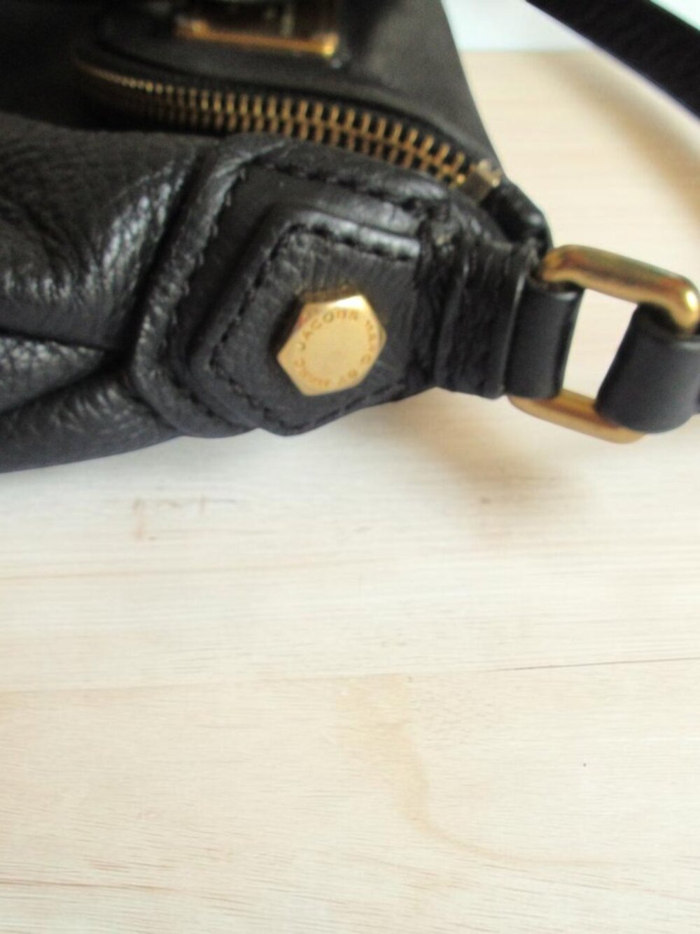 Marc by MARC JACOBS Classic Q Percy Small Blacky Leather Crossbody Bag, VGC - Picture 4 of 16